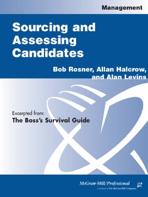 cover image of Sourcing and Assessing Candidates